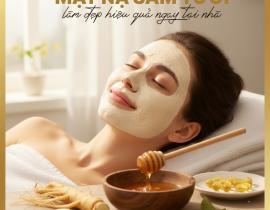 Gợi ý cách làm mặt nạ sâm tươi giúp cho làn da hồng hào hơn