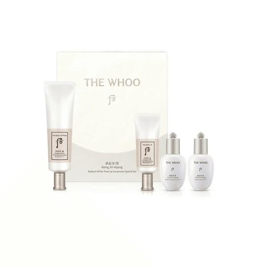 Bộ Kem chống nắng nâng tông da THE WHOO Gong jin hyang Seol Radiant White Tone Up Sunscreen SPF50+,PA++++ 50ml