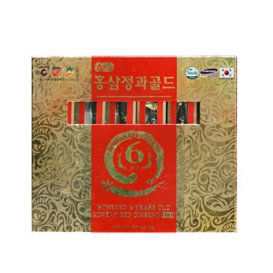 Hồng sâm tẩm mật ong 6 năm tuổi 300g (50g/củ x 6củ/ hộp)