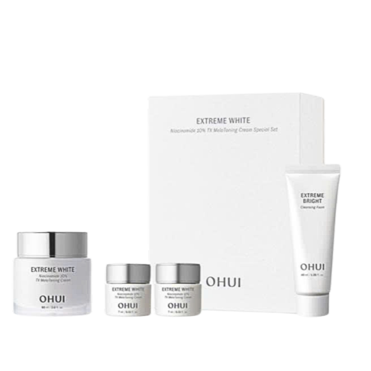 Bộ Dưỡng Trắng – Mờ Nám Cao Cấp Ohui Extreme White Tx Melatoning Cream Special Set