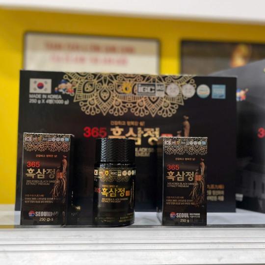 Cao Hắc Sâm 365 Seoul Bio Pharm Hàn Quốc 4 Lọ x 250g