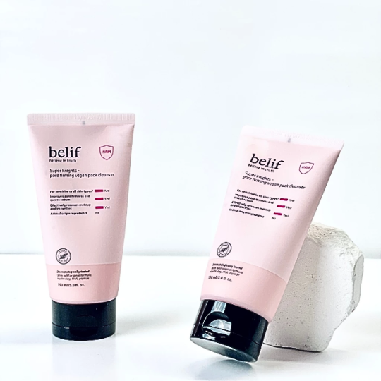 Sữa Rửa Mặt Belif Super Knights-Pore Firming Vegan Pack Cleanser 150ml