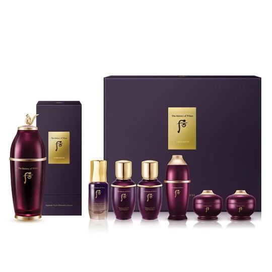 Bộ Tinh chất Kiệt tác Hoàn lưu Hwanyu Imperial Youth Recovery Serum Special Set