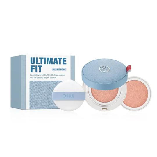 Phấn Nước Nâng Tông Ohui Ultimate Fit Tone Up Jean Cushion 15g (kèm lõi 15g) #01