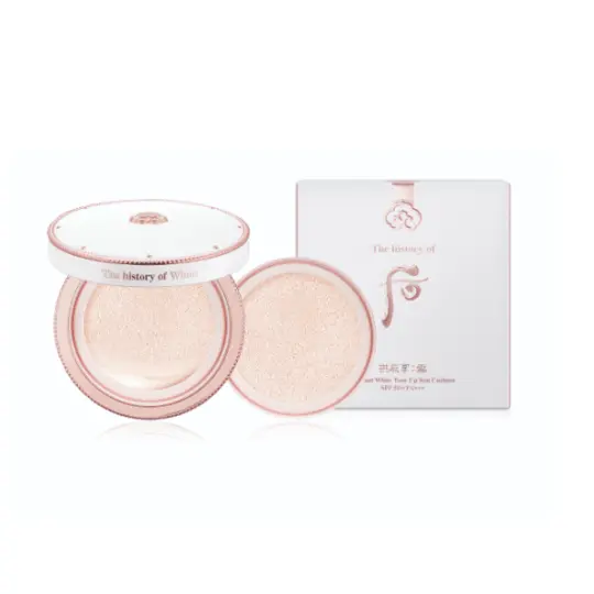 Phấn Nước Dưỡng Trắng, Chống Nắng & Nâng Tone Da Whoo Gongjinhyang Seol Radiant White Tone Up Sun Cushion 13g + lõi thay thế 13g