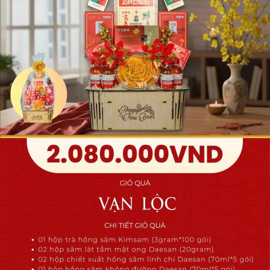 Giỏ Quà  VẠN LỘC  – TRAO SỨC KHỎE, GỬI MAY MẮN