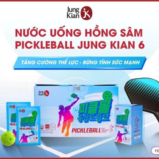 Nước uống hồng sâm Pickleball Jung Kian 6 – 30 gói x 50ml