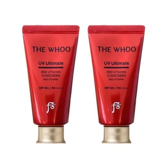 Combo 2 Kem Chống Nắng The Whoo UV Ultimate Red Vitamin Sunscreen SPF50+/PA++++ 25mlx2