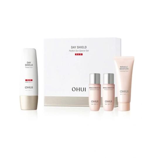 Bộ Kem chống nắng OHUI Day Shield Perfect Sun Red SPF50+/PA++++