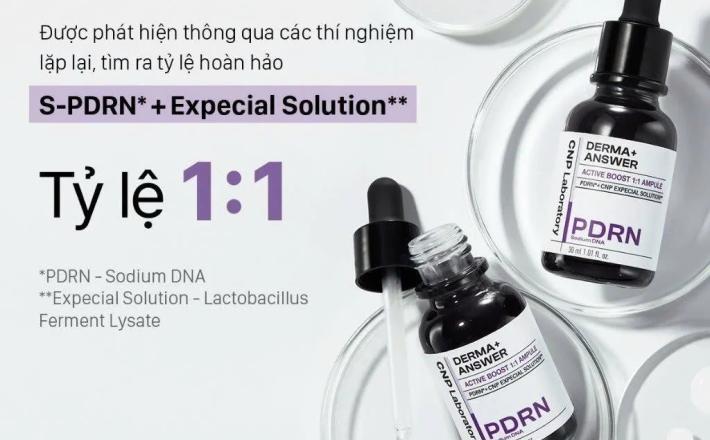 Tinh chất PDRN căng bóng sáng da hỗ trợ tái sinh CNP Derma Answer Active Boost Ampule 15ml