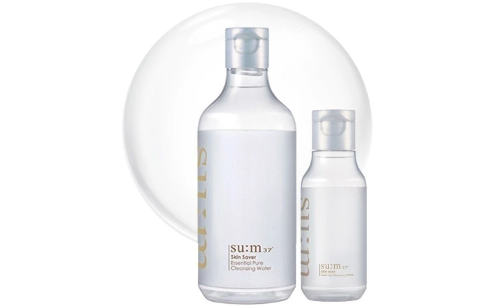 Bộ Nước tẩy trang giàu ẩm 3 trong 1 Sum37 Skin Saver Essential Cleansing Water 400ml+100ml