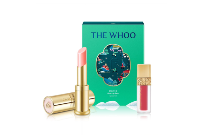 Bộ Son Whoo Gongjinhyang:Mi Glow Lip Balm 2024 Màu Pink - tặng kèm 1 son kem lì mini (bao bì ngẫu nhiên)
