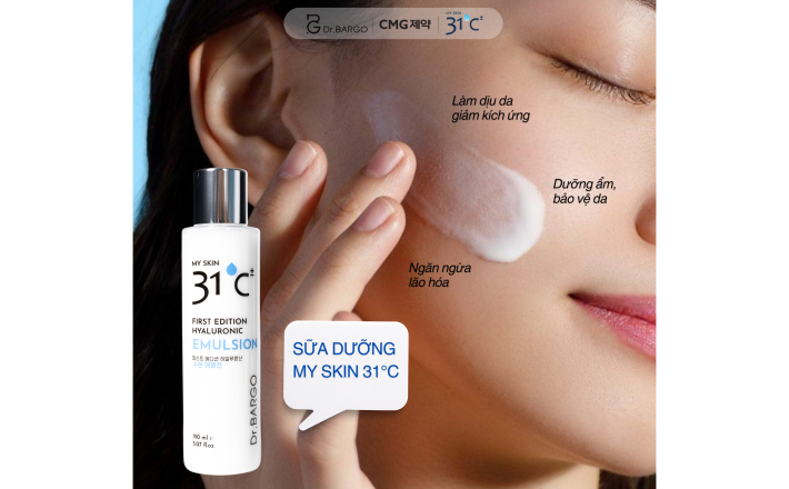 Sữa dưỡng Hyaluronic MY SKIN 31 độ C 150ml
