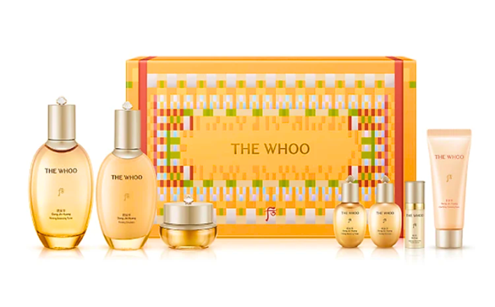 Bộ sản phẩm dưỡng ẩm và cải thiện đàn hồi da The whoo Gong Jin Hyang Special 3PCS set