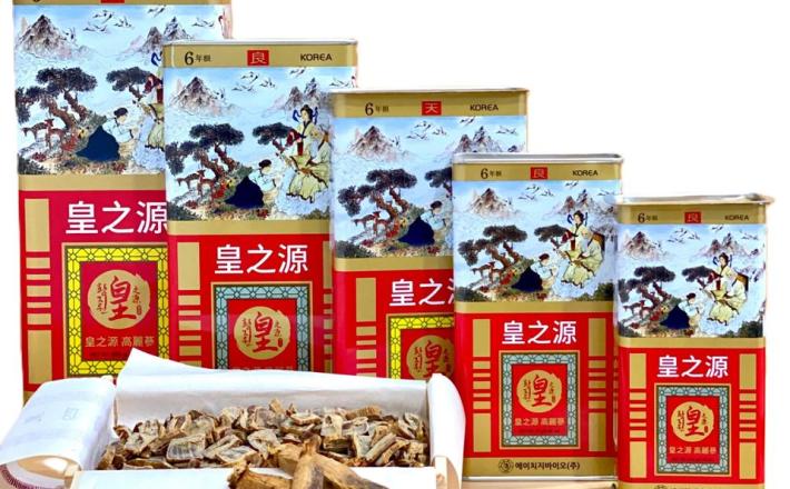 Hồng sâm củ khô hộp thiếc HG Bio 150g