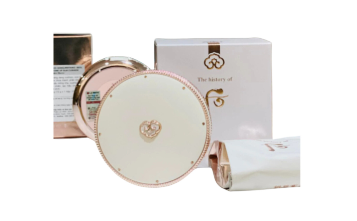 Phấn Nước Dưỡng Trắng, Chống Nắng & Nâng Tone Da Whoo Gongjinhyang Seol Radiant White Tone Up Sun Cushion 13g + lõi thay thế 13g