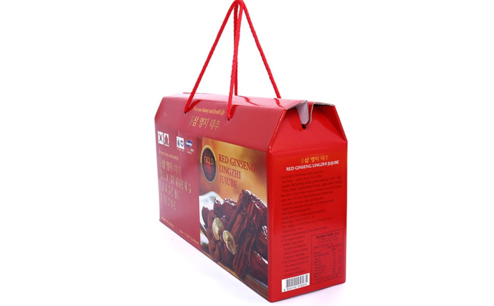 Túi Nước Hồng Sâm - Linh Chi -Táo Đỏ Red Ginseng Jujube - Koreainsam (Hộp 10 Gói x 3)