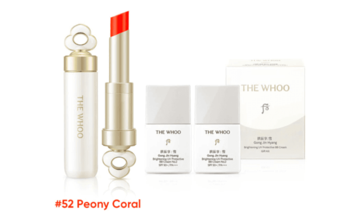 Son dưỡng môi đông y có màu The whoo Essential Lip Glow Balm