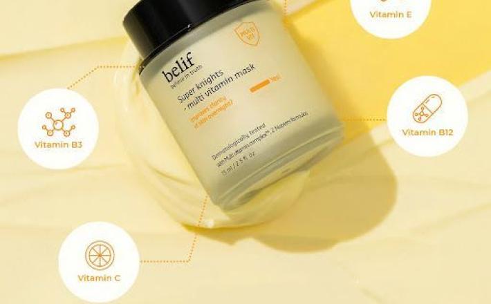 Mặt nạ dưỡng ẩm BELIF - super knight multi vitamin mask 75ml