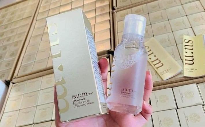 Nước Tẩy Trang Dịu Nhẹ Sum37 Skin Saver Essential Pure Cleansing Water 100ml