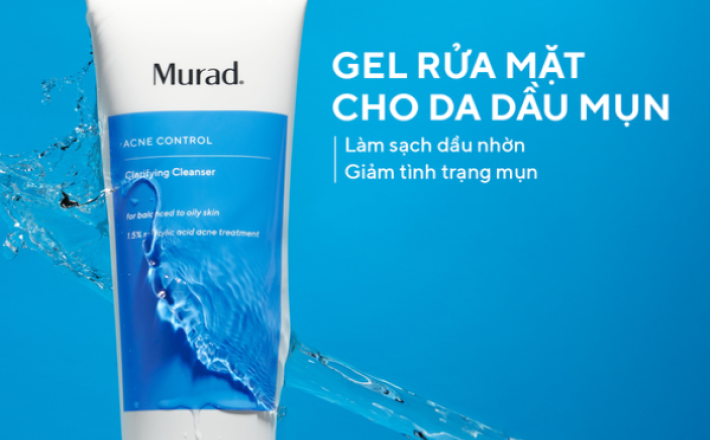 Sữa Rửa Mặt Làm Sạch Ngừa Mụn - Murad Clarifying Cleanser 148ml