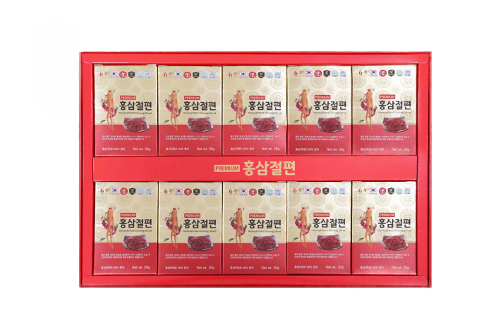 Hồng sâm thái lát tẩm mật ong Hàn Quốc Premium hộp 200g