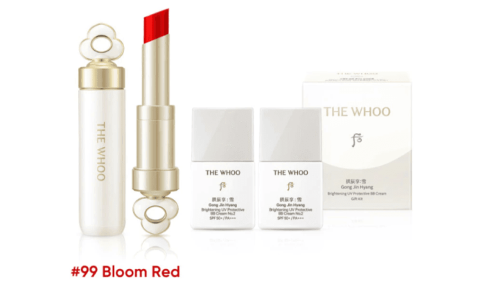 Son dưỡng môi đông y có màu The whoo Essential Lip Glow Balm
