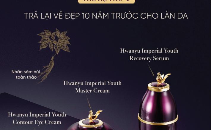 Bộ Tinh chất Kiệt tác Hoàn lưu Hwanyu Imperial Youth Recovery Serum Special Set