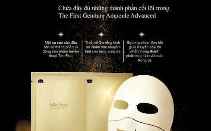 Mặt nạ chống lão hóa da tái sinh da OHUI The First Geniture Ampoule Mask Set