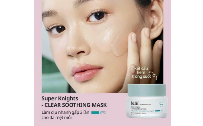 Bộ 3 mặt nạ best-seller Belif Super Knights Discovery Kit Set (3x30ml)