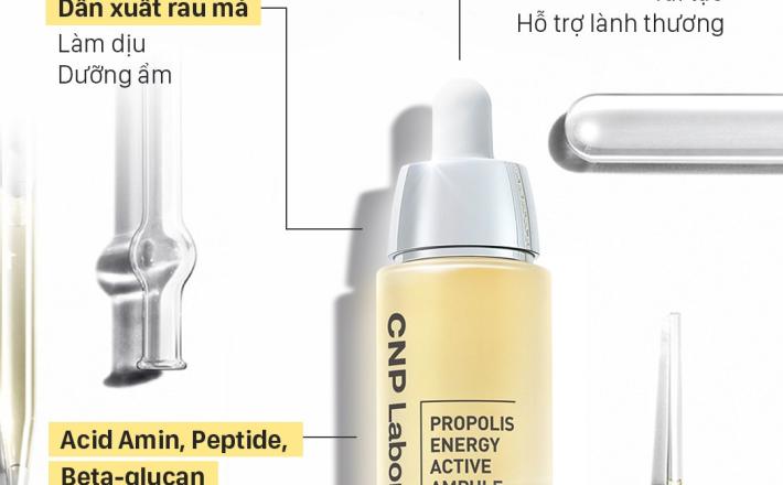 Tinh Chất Keo Ong Tái Tạo Phục Hồi Da CNP Laboratory Propolis Energy Ampule 15ml