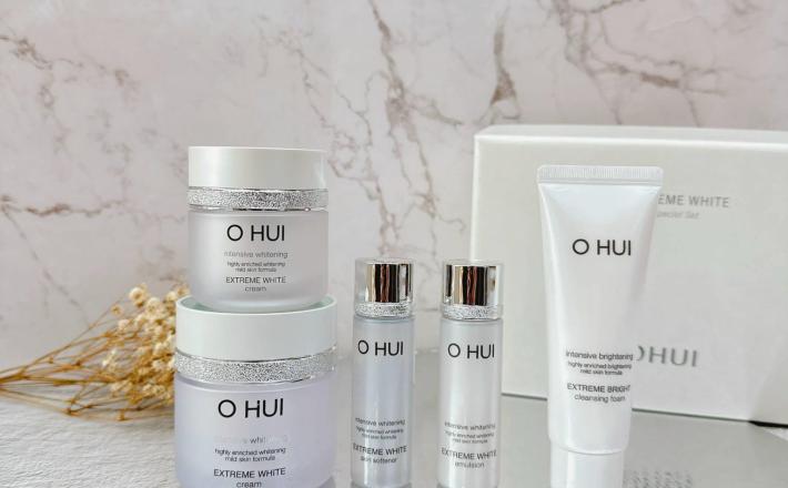 Bộ kem dưỡng trắng da OHUI Extreme White Cream Special Set