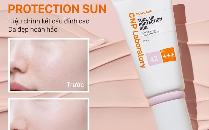 Kem Chống Nắng CNP Laboratory Nâng Tông Da 50ml Tone-Up Protection Sun SPF42 PA+++