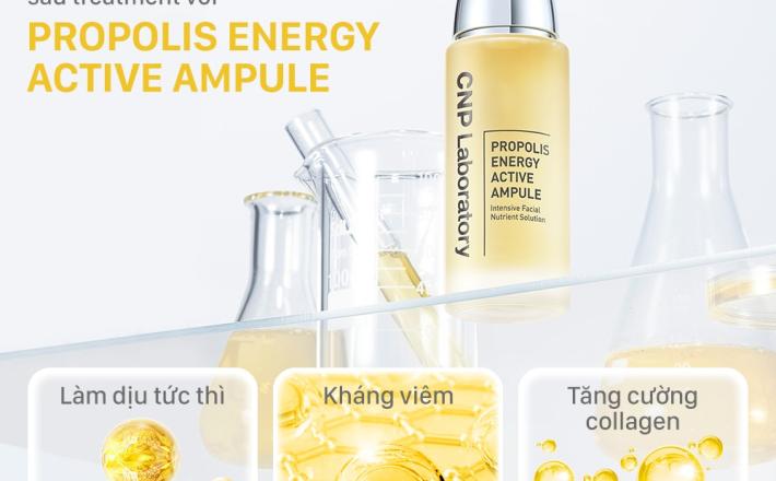Tinh Chất Keo Ong Tái Tạo Phục Hồi Da CNP Laboratory Propolis Energy Ampule 15ml