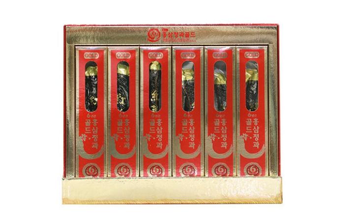 Hồng sâm tẩm mật ong 6 năm tuổi 300g (50g/củ x 6củ/ hộp)