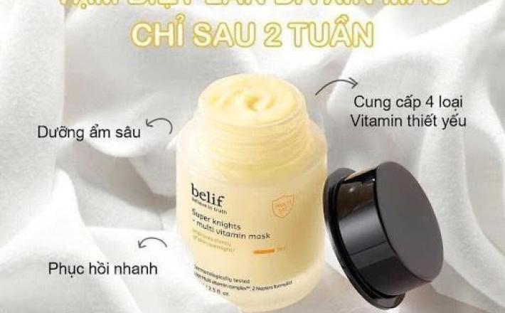 Mặt nạ dưỡng ẩm BELIF - super knight multi vitamin mask 75ml