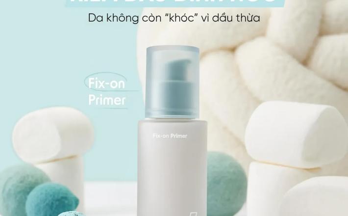 Kem lót kiềm dầu che lỗ chân lông Fix-on Primer Code Glokolor 30ml