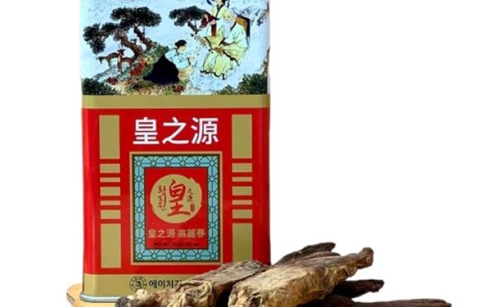 Hồng sâm củ khô hộp thiếc HG Bio 37.5g