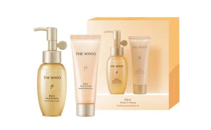 Bộ Làm Sạch Whoo Gongjinhyang Clarifying Cleansing Duo Kit Y25