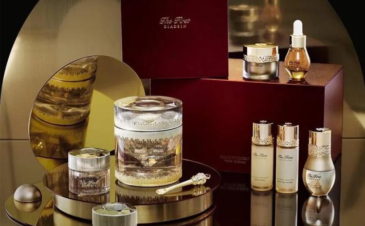 Bộ kem dưỡng trẻ hóa da từ bột kim cương OHUI The First Diadein Solitaire Cream