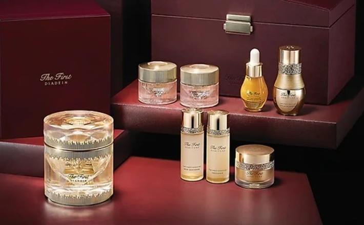 Bộ kem dưỡng trẻ hóa da từ bột kim cương OHUI The First Diadein Solitaire Cream
