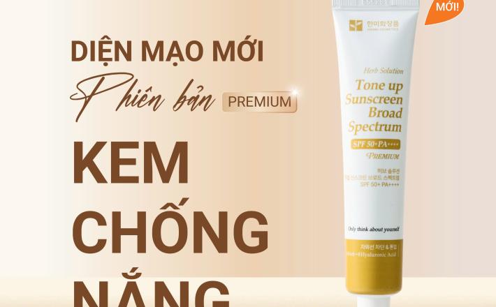 Kem chống nắng Herb Solution Tone up Sunscreen broad Spectrum SPF 50+ PA+++ 40ml