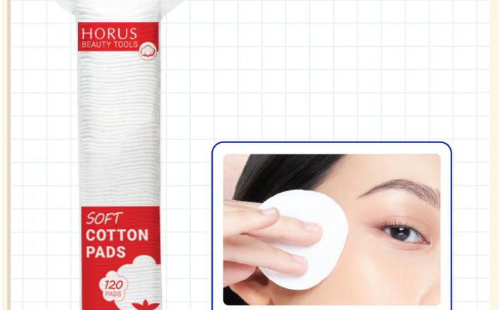 Combo 5 Gói Bông Tẩy Trang Horus Soft Cotton Pads 120 pads/gói
