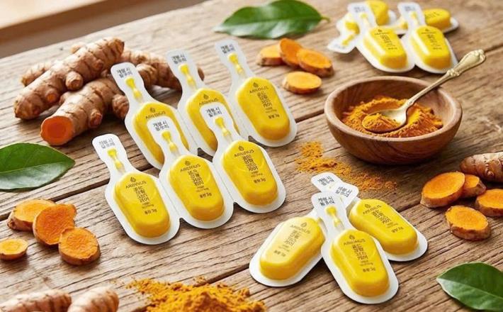 Tinh chất nghệ Nano Curcumin 365 Premium Hàn Quốc Mẫu Mới (Hộp 32 tép x 3g)