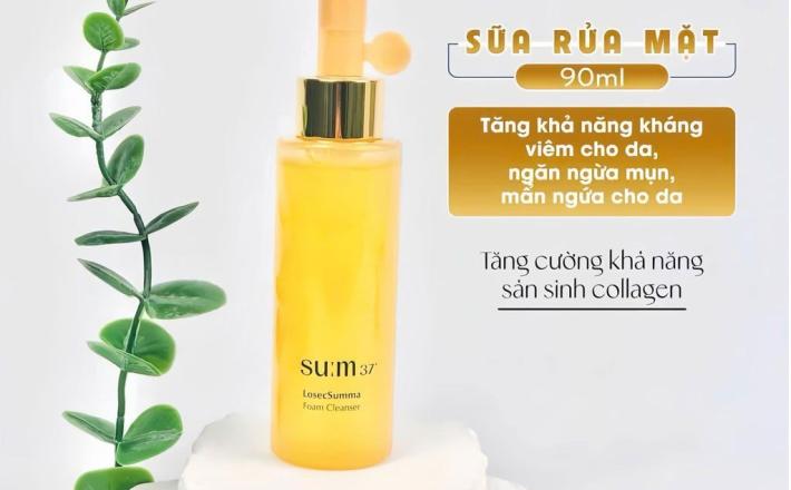 Gel rửa mặt làm sạch bụi bẩn Su:m37 LosecSumma Foam Cleanser 90ml