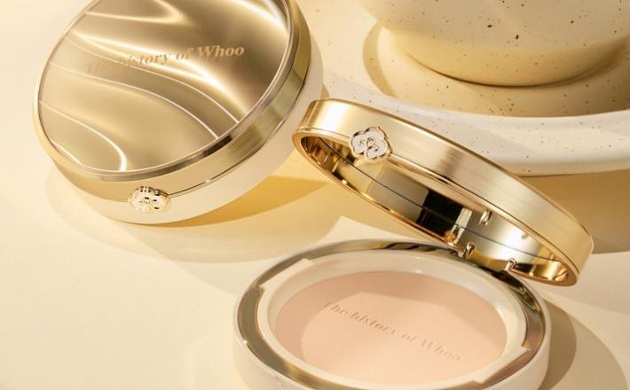 Phấn phủ trang điểm Gongjinhyang Mi Luxury Pressed Powder SPF30, PA++ #2 Sắc da tự nhiên
