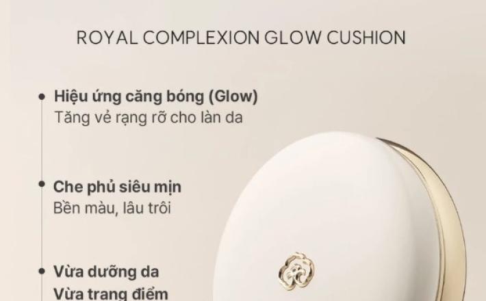 Phấn Nước Che Phủ Khuyết Điểm Và Dưỡng Sáng Da WHOO ROYAL COMPLEXION GLOW CUSHION SPF50+/PA+++Y25 (Màu 21 hoặc 23)