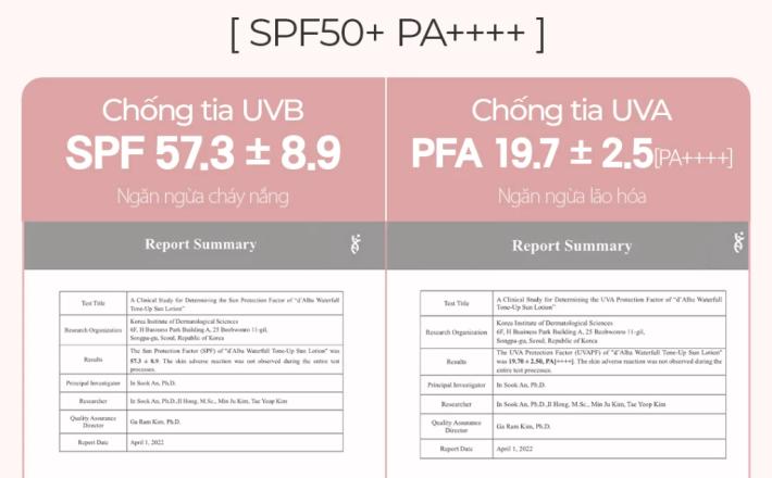 Kem chống nắng nâng tông da d'Alba Waterfull Tone-up Sun Cream SPF 50+ 50ml