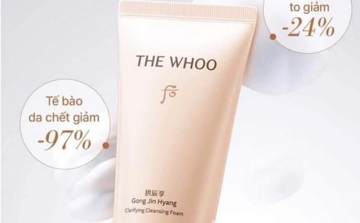 Sữa rửa mặt Whoo Gongjinhyang Clarifying Cleansing Foam 40ml