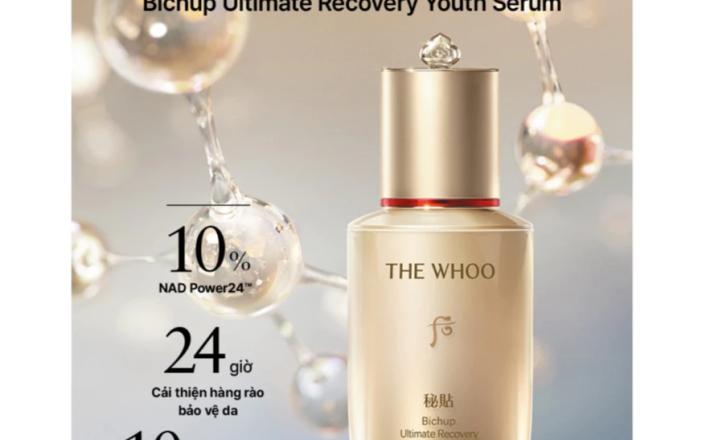 Bộ Tinh chất tự sinh chống lão hóa THE WHOO Bichup NAD+ Duo Special Set